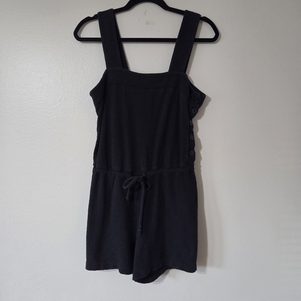 Madewell Black Sleeveless Romper